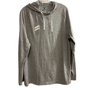 Hurley Men's Gray Long Sleeve Performance Hoodie Size L Casual